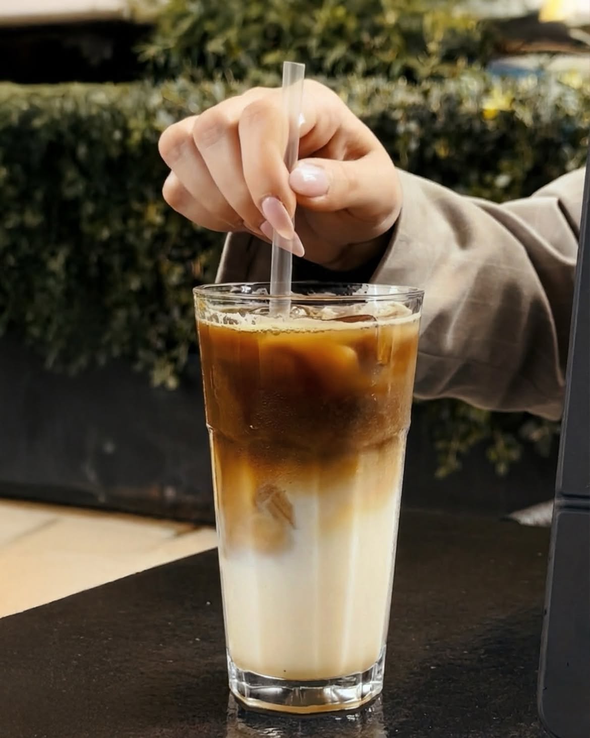 Afternoon iced latte